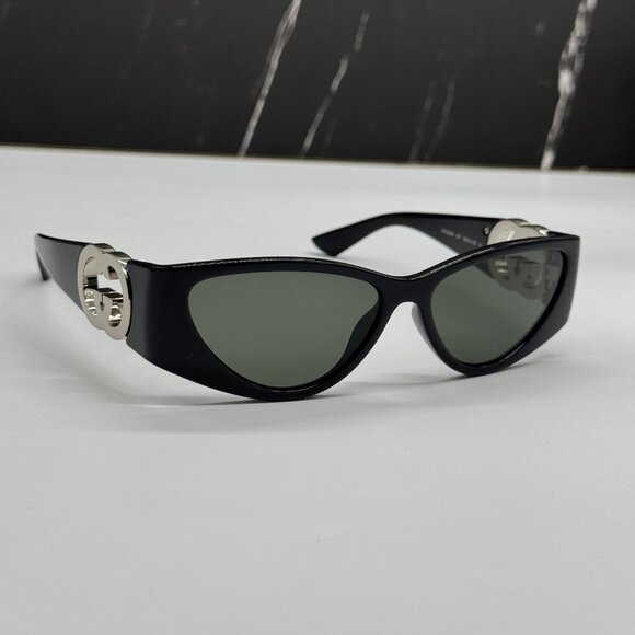 NEW GUCCI GG1824S 001 BLACK WOMEN SUNGLASSES GUCCI - Picture 5 of 12